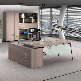 YOREN友仁老板桌办公桌简约现代办公家具大班台经理桌总裁主管桌