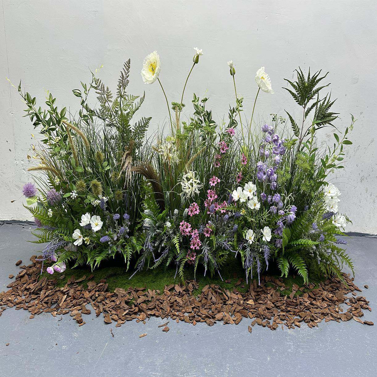 仿真花植物软装造景大型绿植假花户外园景观高级装饰摆设花艺摆件