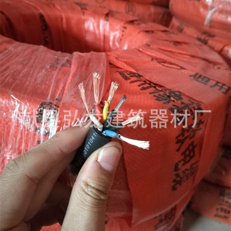 电动吊篮电缆线五芯内带钢丝电缆外墙施工粉墙电缆吊篮配件大全