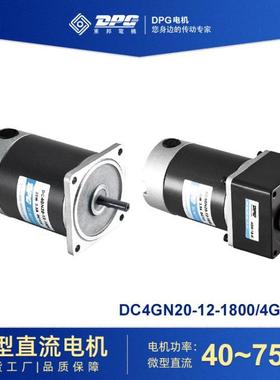 东邦电机DPG微型有刷直流减速电机40~75W减速马达低转速家用电器