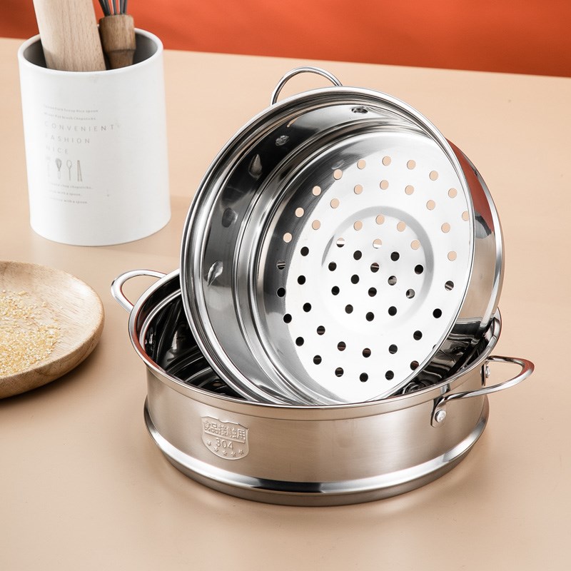 家用蒸笼蒸屉304不锈钢蒸格小锅配件蒸锅篦子万能通用蒸笼屉蒸架