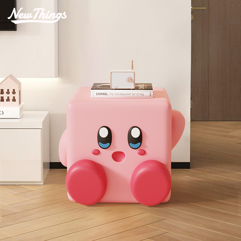 星之卡比可爱家用门口换鞋凳穿鞋凳创意沙发边几凳儿童小凳子矮凳