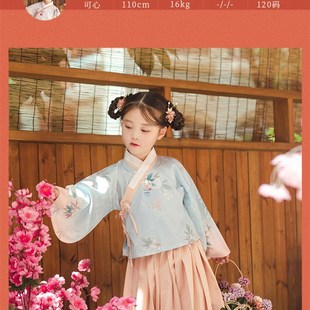 租明制汉服古装儿童亲子小学生舞台演出六一儿童节表演服租借