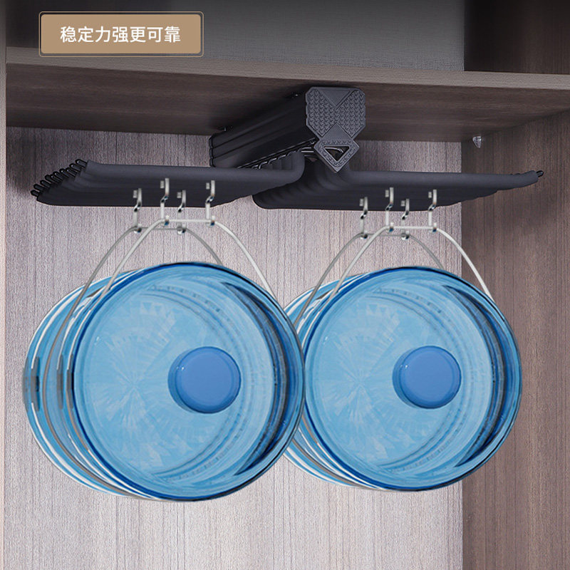 裤架伸缩衣柜家用抽拉多功能柜内顶装裤抽架缓冲滑轨挂裤五金配件,基础建材,柜内裤架,淘宝优惠券,粉丝福利购,淘宝优惠卷