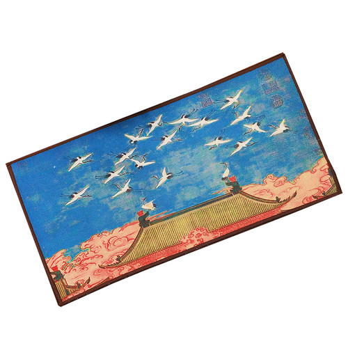 茶具店礼品茶席桌布茶杯垫养壶毛巾加厚吸水不掉毛彩绘茶巾茶桌布