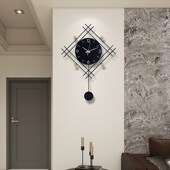 创意网红静音挂墙钟表 轻奢大气家用时尚 挂钟客厅个性 简约时钟时尚