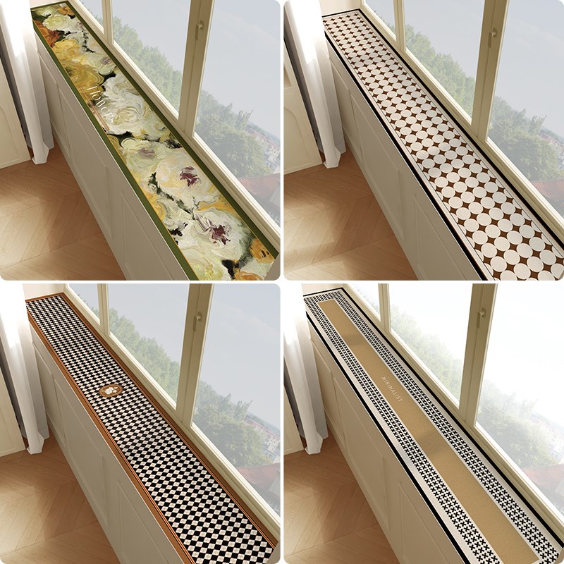 窗台窄边防护垫飘窗垫边沿保护垫防滑硅藻泥吸水防尘垫子阳台改造