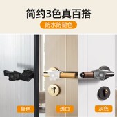 卧室门把手门碰门吸免打孔新款 卫生间房门软胶门后防撞垫门挡神器