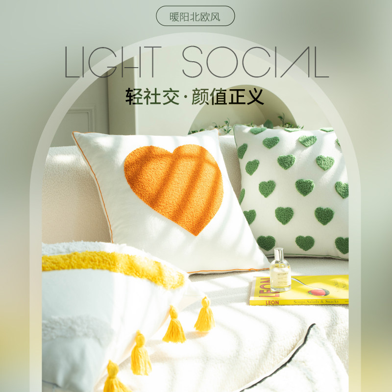 北欧花朵抱枕客厅奶油沙发靠垫花卉样板间飘窗靠垫套靠枕床头民宿,居家布艺,靠垫/抱枕,淘宝优惠券,粉丝福利购,淘宝优惠卷