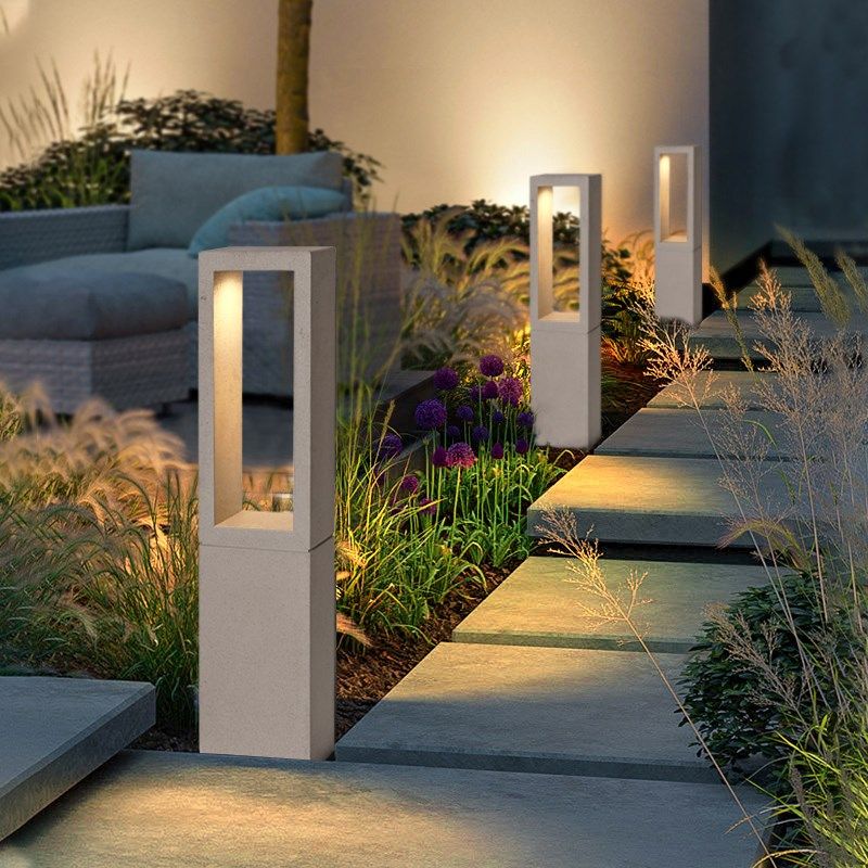 户外草坪灯户外防水庭院灯室内外极简水泥灯水磨石柱头灯庭院灯,家装灯饰光源,草坪灯,淘宝优惠券,粉丝福利购,淘宝优惠卷