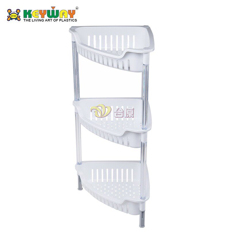 置物架塑料多层收纳架桌面卫生间储物架落地2层3层厨房调味架客厅