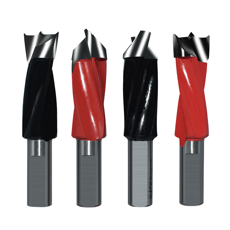 川木排钻头2201排钻二刃正反转木工排钻机钻头开孔器三合一铰链孔