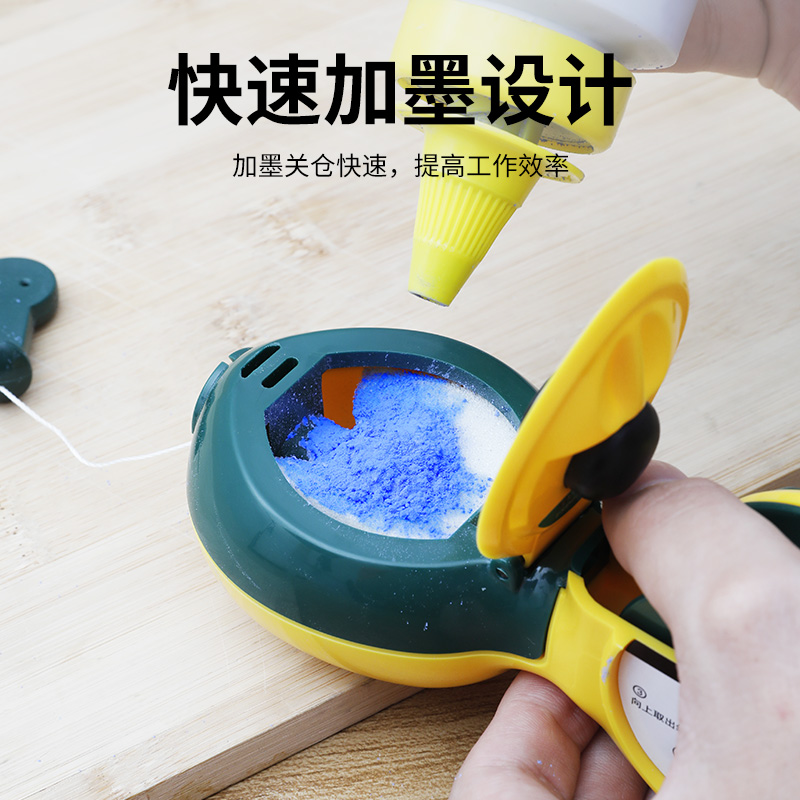 墨斗木工专用工地放线弹线神器粉斗弹线器自动放线划线老式耐摔