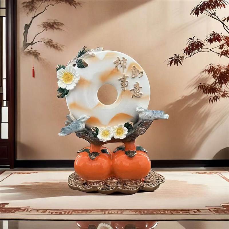 新中式大象摆件招财一对玄关酒柜电视柜家居装饰品乔迁新居礼品