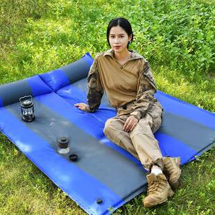 拒马河户外防潮垫自动充气垫子便携加厚气床野营露营床垫睡垫