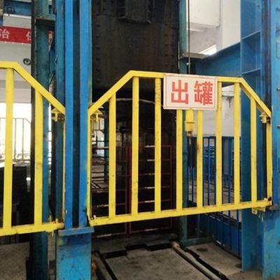 煤矿用井口人字形安全门 副井操车系统罐笼提升安全防护门