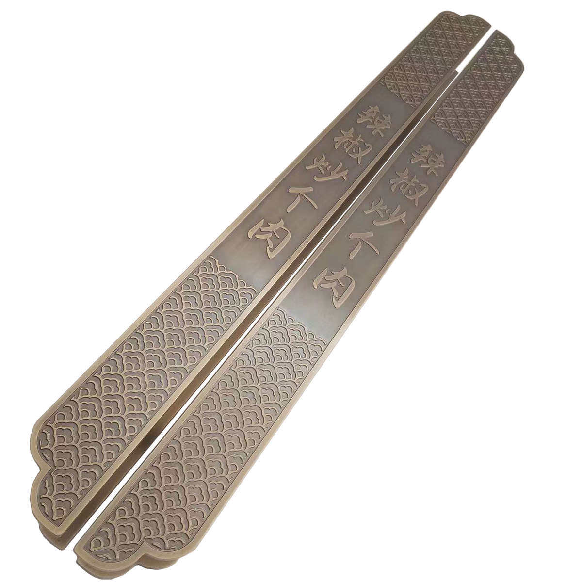 新中式玻璃门拉手简约大酒店祥云加厚实木门推拉门门拉手把手仿古