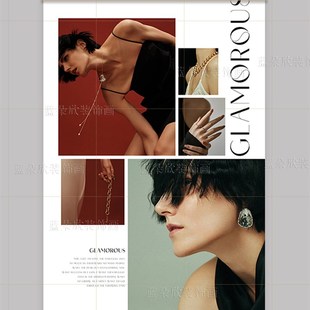 服装店橱窗装饰场景布置海报墙贴门装饰诱人挂画定制门头装饰