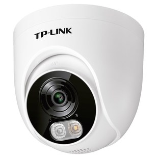 IPC435E 400万像素DC供电半球音频红外网络摄像机 tplink IPC445E