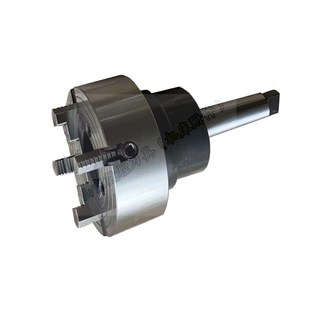 6号锥柄法兰盘三爪四爪尾架旋转卡盘 车床尾座莫氏回转卡盘3