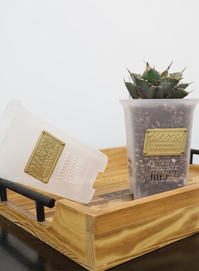 Masses m&m 龙舌兰沙生块根植物多肉布纹球观根控根透气透水花盆