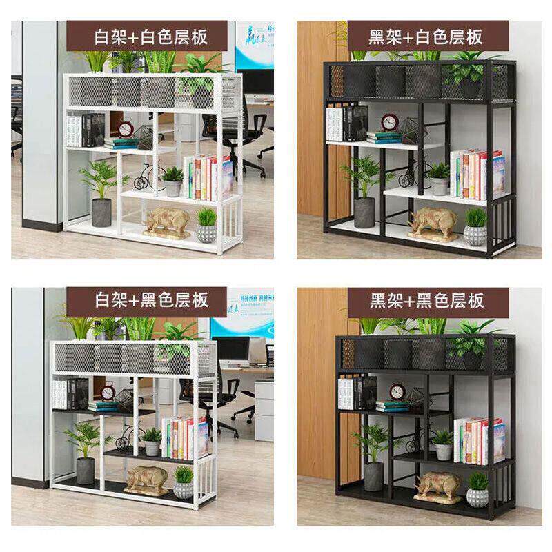 玄关隔断置物架铁艺办公室隔断柜书架展示架落地花架子火锅店餐厅