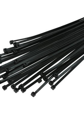 黑色国标10*550mm 宽8.8mm 足100条 塑料自锁式尼龙捆扎带