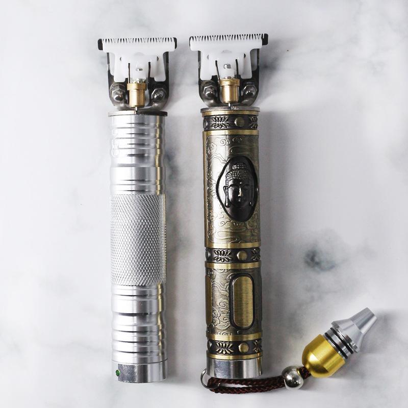 理发推剪器头发廊雕刻电油推子修边t9佛头专业复古0刀小光专用店