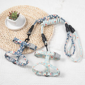 猫咪牵引绳遛猫背心式 防挣脱小兔工字遛猫绳猫链子外出专用溜猫绳