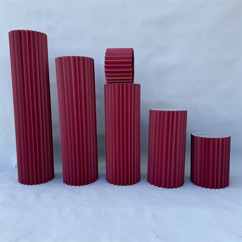 婚庆酒红色喜庆纸叠圆柱罗马柱福桶柱春节商场橱窗摆件生日求婚圆,节庆用品/礼品,路引,淘宝优惠券,粉丝福利购,淘宝优惠卷