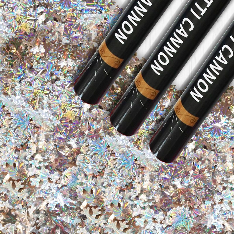 雪花手拧礼花筒礼炮弹圣诞树喷花筒礼花弹酒吧气氛道具圣诞节新年