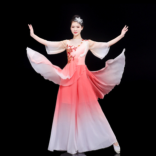 古典舞扇子舞2023新款中国风胶州秧歌舞蹈服装民族舞艺考女飘逸夏
