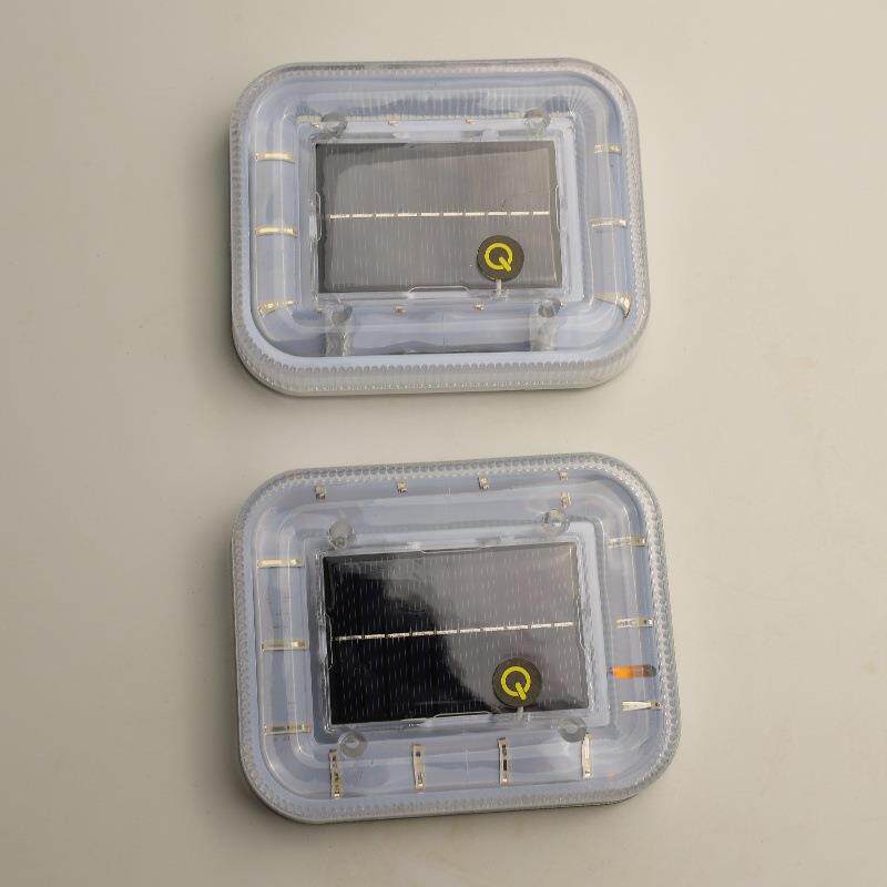 LED太阳能爆闪灯多规格货车工作警示灯摩托警示免接线防追尾灯