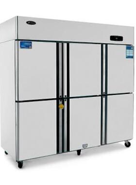 HT银都标六门准款双机双温冰箱（铜管）