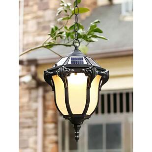 太阳能户外花园别墅走廊吊灯凉亭葡萄架室外庭院门口欧式灯装饰