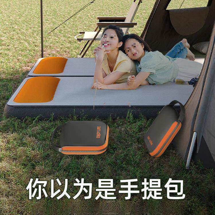 充气床垫加厚加高加大户外露营单人打地铺折叠床双人便携式气垫床