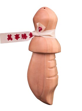 桃木剑挂件婴儿桃木刀纯手工儿童小孩随身携带小胖刀饰品宝宝礼物