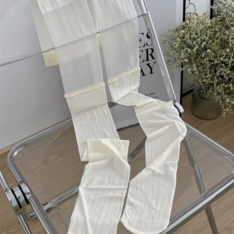 奶白拼接假高筒过膝连裤袜春夏薄款美肤美腿条纹打底裤甜美白丝袜,女士内衣/男士内衣/家居服,连裤袜/打底袜,淘宝优惠券,粉丝福利购,淘宝优惠卷