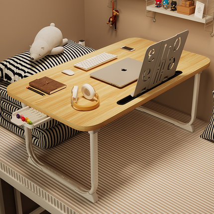 床上小桌子飘窗可折叠桌宿舍笔记本电脑桌家用儿童学习桌学生书桌