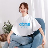 定制影楼新娘化妆围布理发围布吹风造型美妆披肩围布洗脸围巾印字