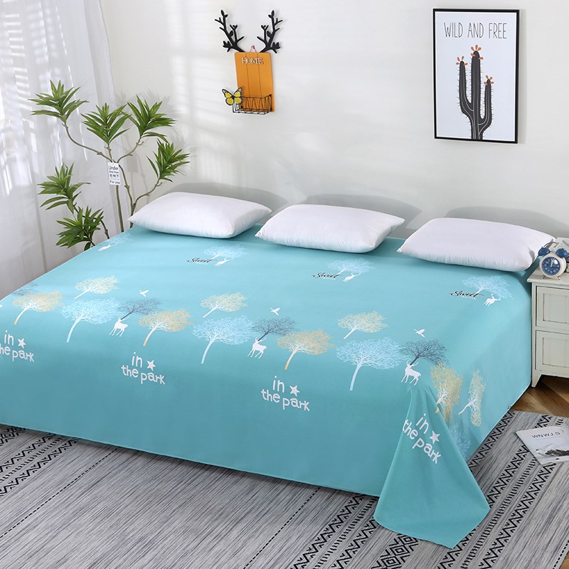 农村土炕炕单子大尺寸加长床单双人床榻榻米专用纯棉磨毛冬款防滑