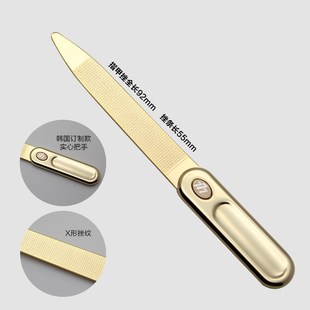 韩国777不锈钢指甲锉V型死皮叉死皮铲刀手部去死皮推死皮搓打磨