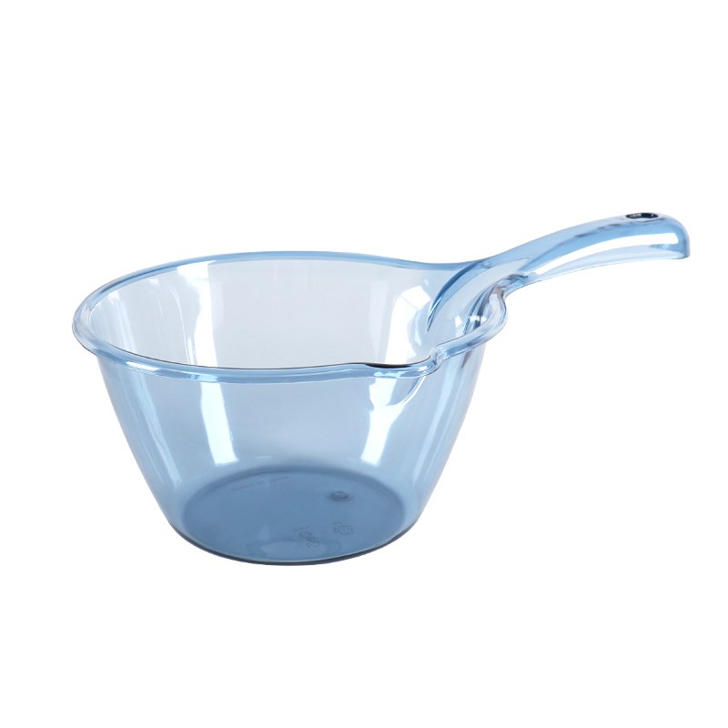 家用厨房摔不破水勺加深加厚长柄塑料大号创意透明舀水瓢洗头勺子