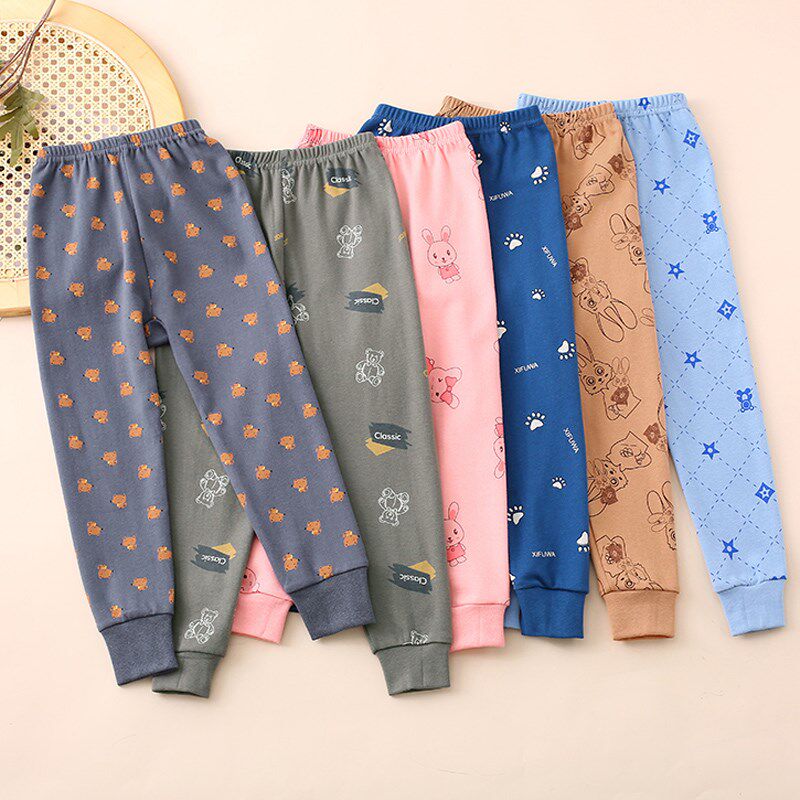 儿童卫生裤纯棉单条男童女童内穿卫生裤保暖裤宝宝薄款打底裤大童