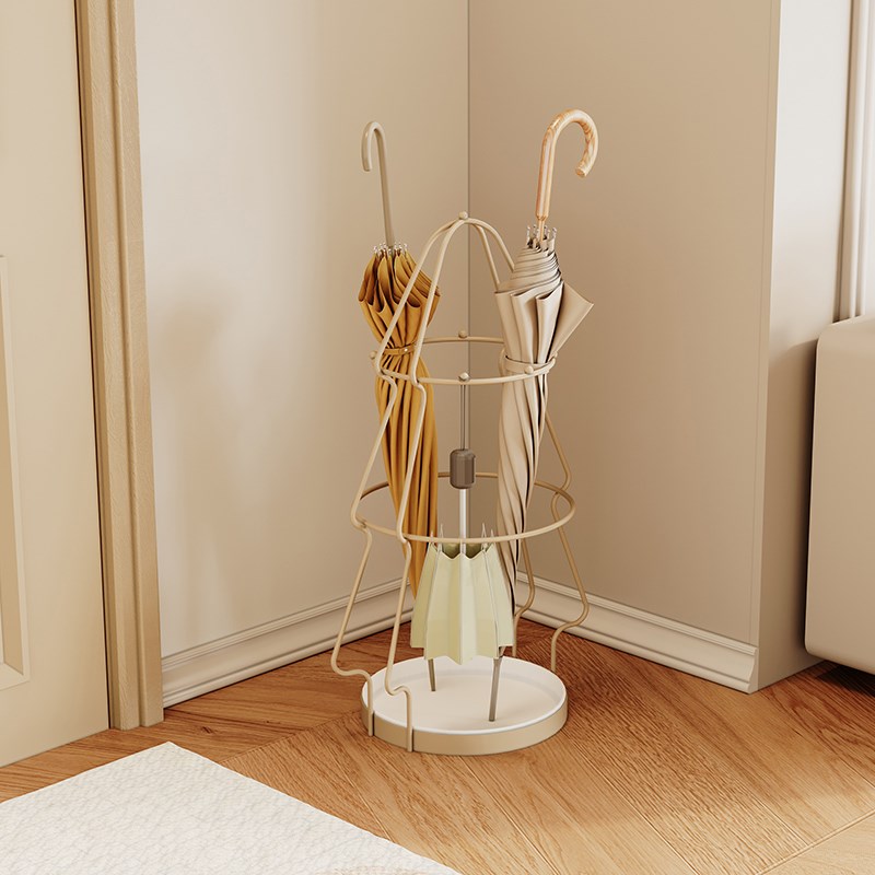 雨伞收纳架带挂钩家用入户门口放伞架子挂伞大容量置物架沥水伞架
