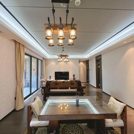 复古工业风餐厅灯饭店包厢吊灯吧台灯loft创意咖啡厅船木怀旧吊灯