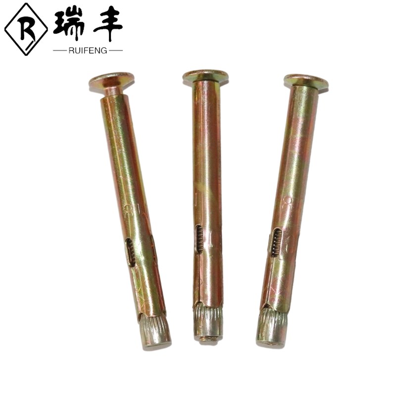 内膨胀螺丝大全内置式沉头十字地板铁膨胀螺栓平顶机隐形门窗m10