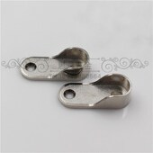 加厚衣柜挂衣杆法兰座衣橱衣通杆支架配件衣杆托五金底座横杆零件