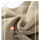 女高腰高弹小脚裤 加肥大码 保暖打底裤 羊羔绒黑色薄棉裤 秋冬魔术裤