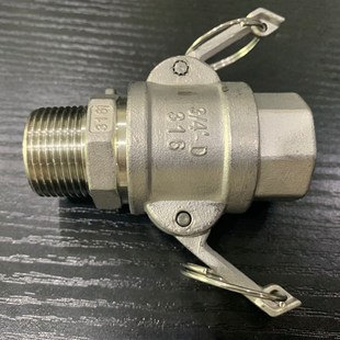 6分 内外丝阳端母端快速接头4分 1寸 D型快速接头 304不锈钢F型